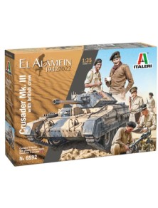 Italeri - Crusader Mk.III El Alamein 1/35 con equipaggio