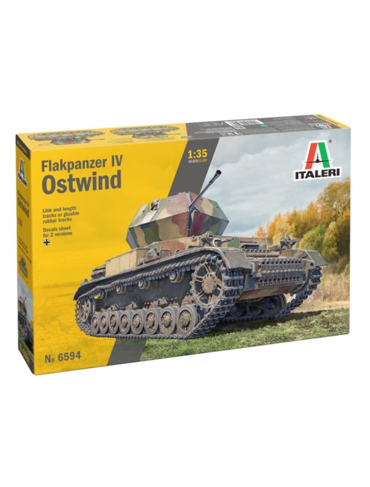 Italeri - Carro Flakpanzer Iv Ostwind Tedesco 1/35 WWII