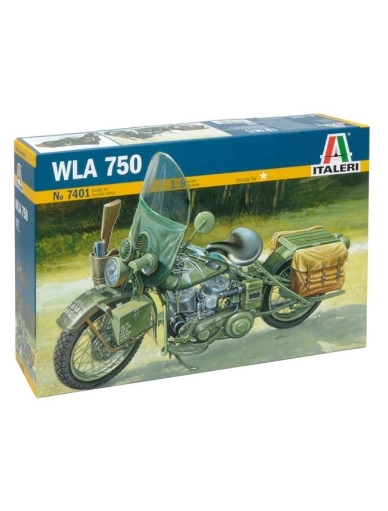 Italeri - MOTO MILITARE WLA 750      1/9 FORZE ARMATE E POLIZIA USA