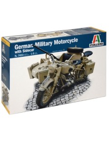 Italeri - SIDECAR BMW R75 MILITARE   1/9 TEDESCA            ITALIA 1944