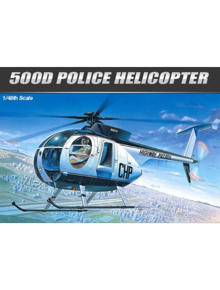 Academy - Hughes 500D Police 1/48 telefilm Chips