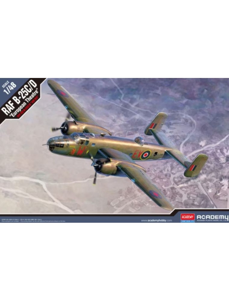 Academy - RAF B-25C/D European Theatre 1/48 B25