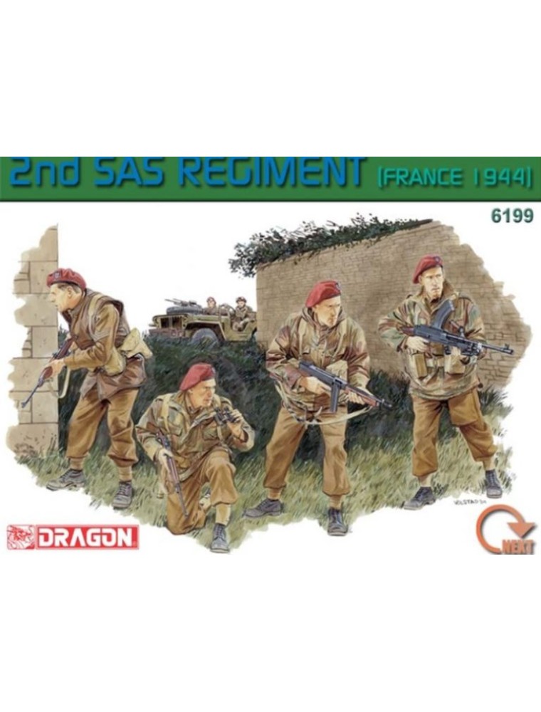 Dragon - 2nd Sas Regiment France 1944 1/35