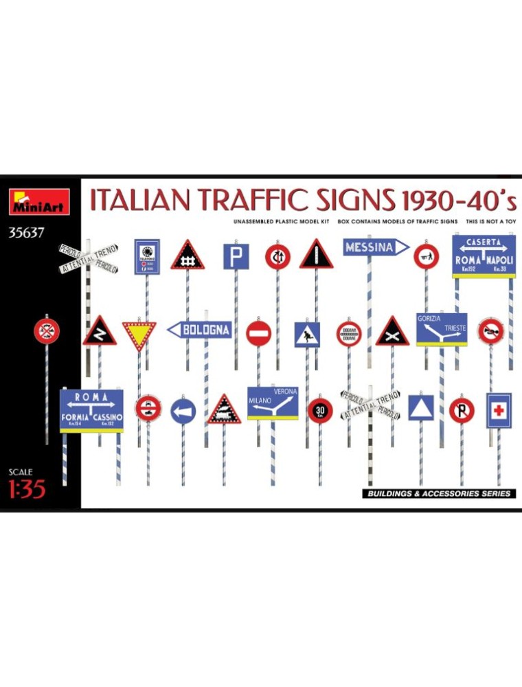 MiniArt - Segnali stradali Italia 1930-40 1/35