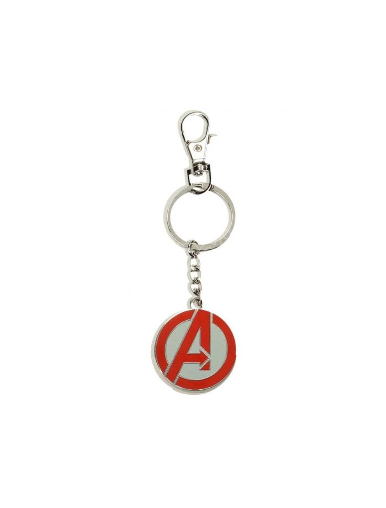 Generica - Portachiavi Marvel Avengers logo in metallo