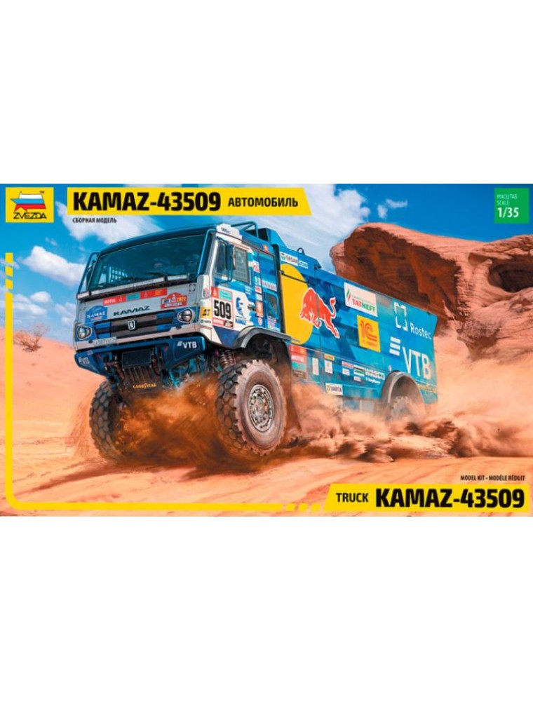 Zvezda - Camion Paris Dakar Kamaz-43509 1/35