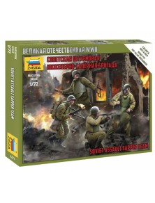 Zvezda - Squadra di genieri d'assalto sovietici 1/72