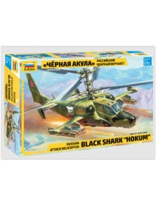 Zvezda - Kamov Ka-50 1/72 Elicottero d'attacco Russo Black Shark Hocum KA50