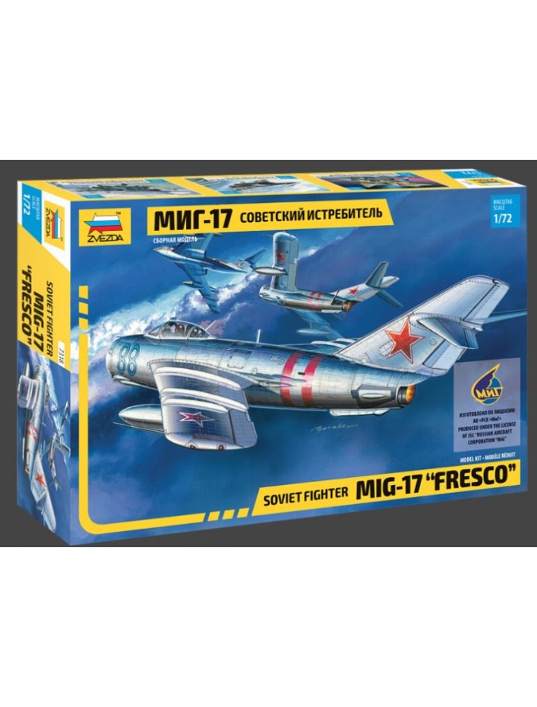 Zvezda - MIG-17 Fresco 1/72 MIG 17