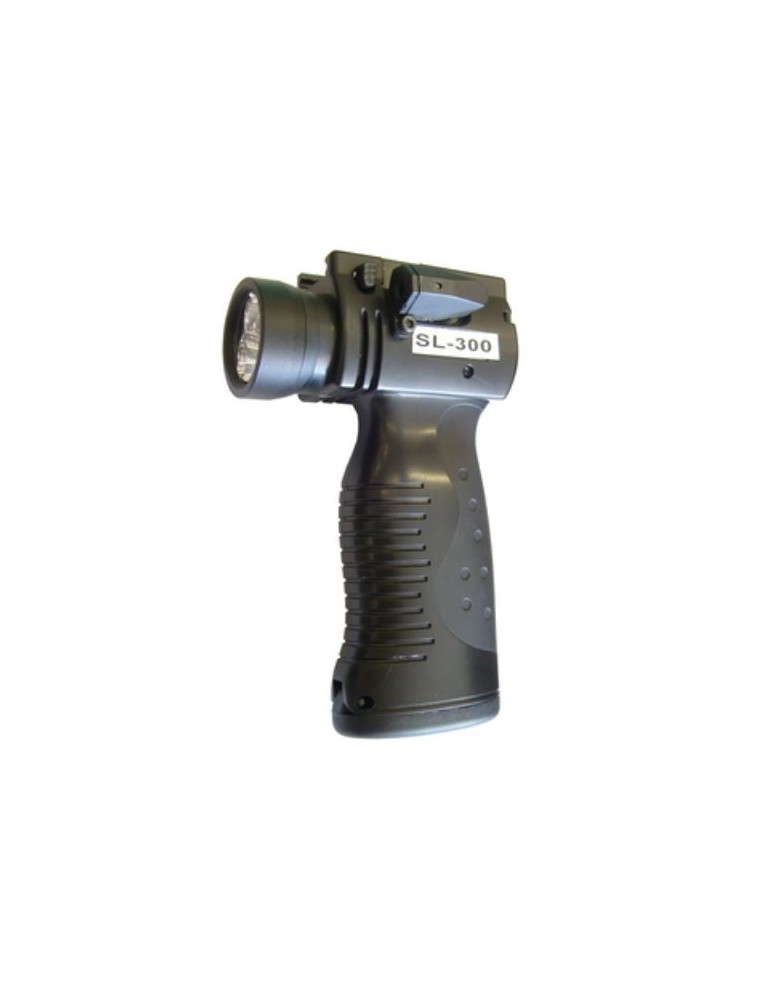 Royal - TORCIA TATTICA LED 300 LUMEN CON GRIP E LASER IN ABS