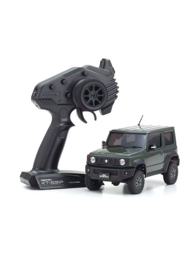 Kyosho - Suzuki Jimny Sierra Jungle Green Mini-Z 1/18 4X4 MX-01 con radio KT531P