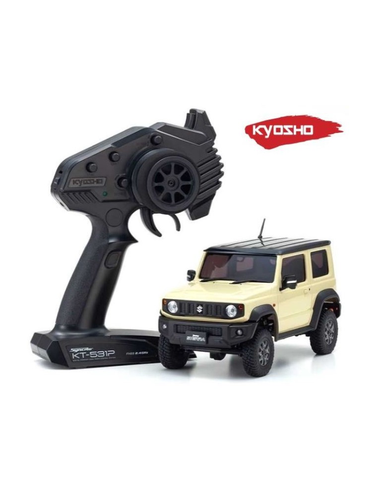 Kyosho - Suzuki Jimny Sierra Chiffon Ivory Mini-Z 4X4 1/18 MX-01 radio