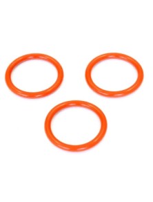 Kyosho - O-ring P18 3pz in silicone color arancio per serbatoi