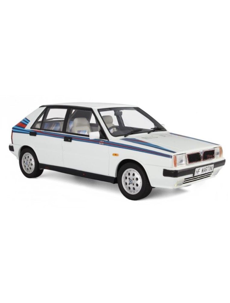 LAUDORACING-MODEL - LANCIA DELTA 1600 HF MARTINI TURBO IE S.S. R86 BIANCA 1986