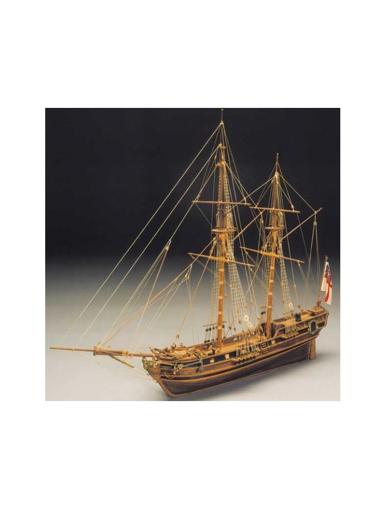 Mantua Model - Race Horse Ketch armato a bombardiera del 1754 1/47 lunghezza 590mm