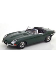 KK-SCALE - Jaguar E-Type LHD verde 1/18 capote aperta 1961