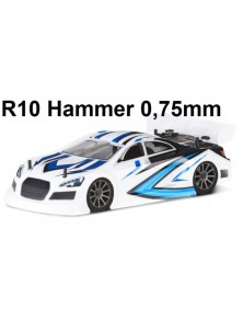 XTREME Aerodynamics - CARROZZERIA R10 HAMMER   200mm XTREME TRASPARENTE DA 0,75mm