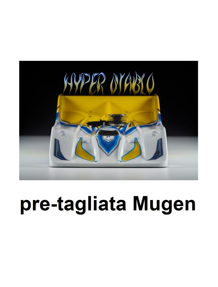 XTREME Aerodynamics - Carrozzeria R18 Hyper Diablo per Mugen 1/8 pista pretagliata Xtreme