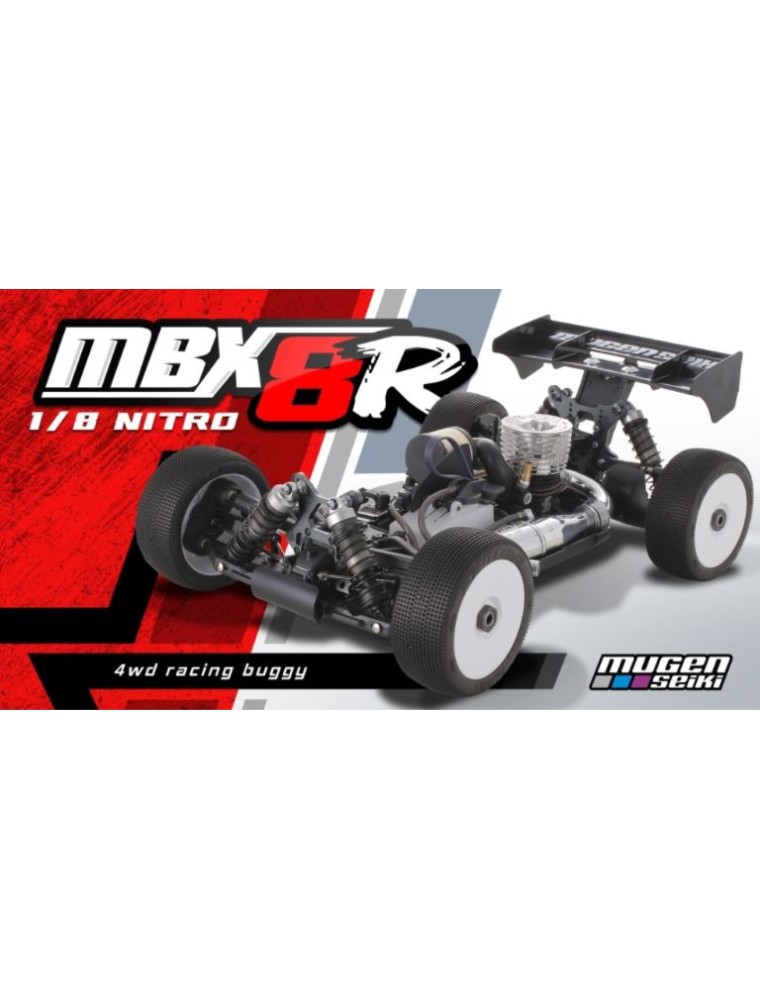 Mugen Seiki - Mugen MBX8R nitro 1/8  racing buggy in kit di montaggio