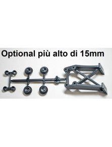 Mugen Seiki - SUPPORTO ALETTONE +15mm MBX8 POSTERIORE