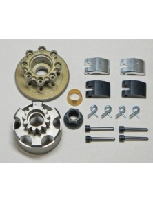 Mugen Seiki - Set frizione v2 completa regolabile MBX8R a 4 ceppi