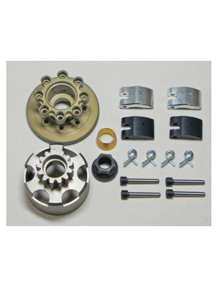 Mugen Seiki - Set frizione v2 completa regolabile MBX8R a 4 ceppi