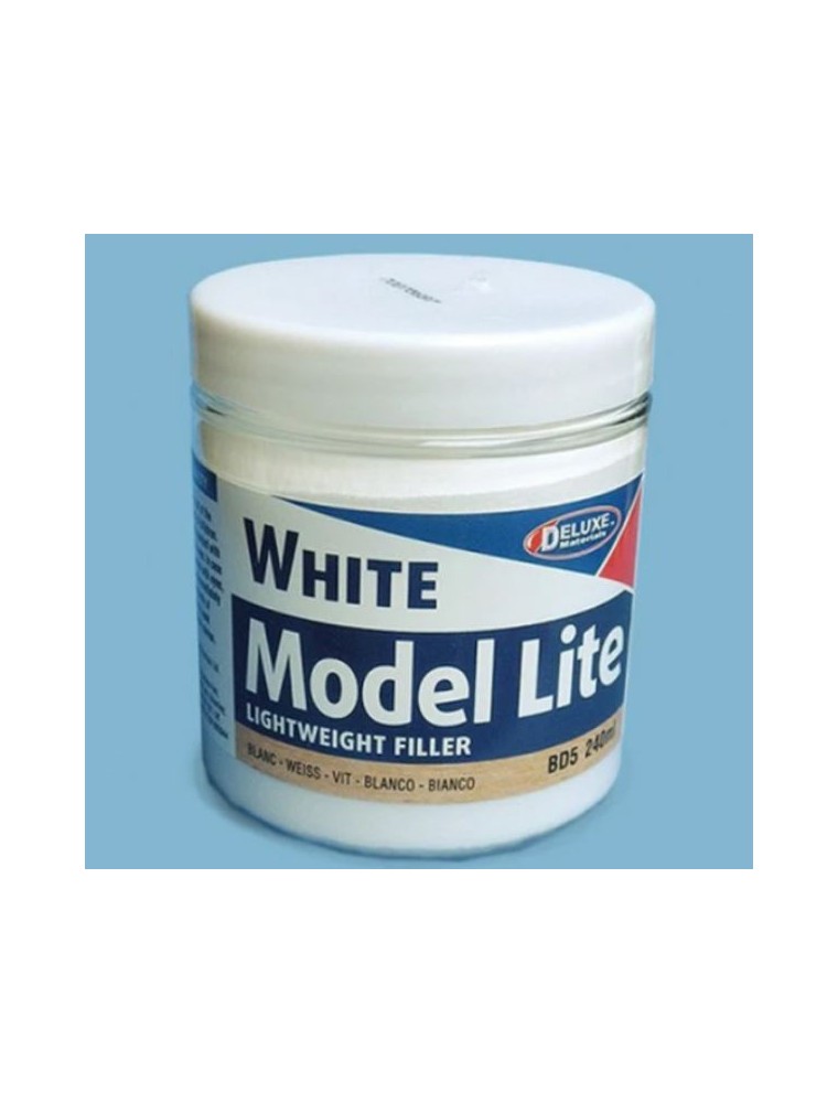 DELUXE MATERIALS - DELUXE stucco leggero bianco Model Lite white 240cc