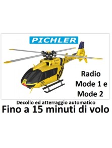 Pichler - Elicottero EC135 ADAC quadripala con radio completo di tutto