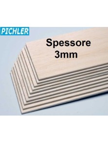 Pichler - Tavole di balsa 3x100x1000mm 10pz