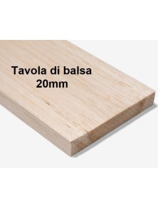 Pichler - Tavola di balsa 20x100x1000mm 1pz