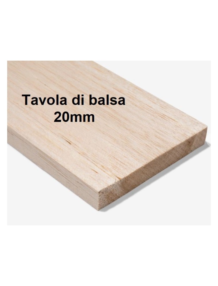 Pichler - Tavola di balsa 20x100x1000mm 1pz