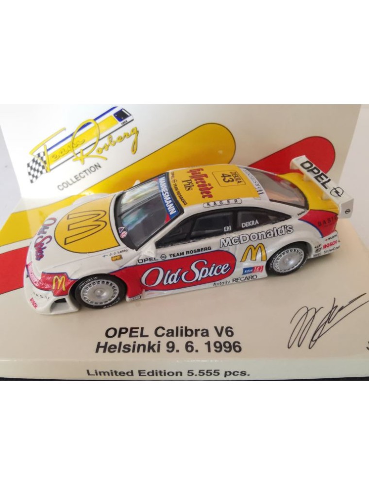 Minichamps - Opel Calibra V6 Helsinki 1996 JJ Lehto McDonald 1/64 Team Rosberg