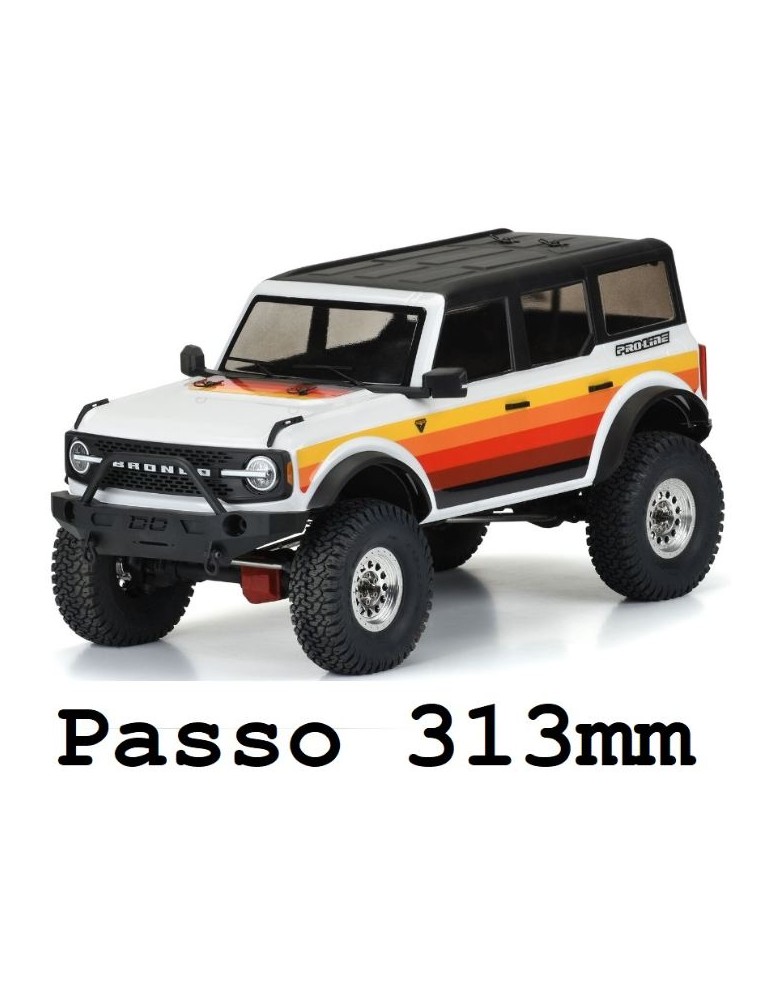 Proline - Carrozzeria Ford Bronco 2021 313mm 1/10 per scaler  trasparente