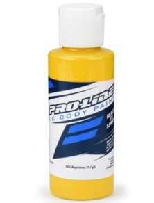 Proline - Vernice giallo pungente (lexan) per aerografo da 60ml