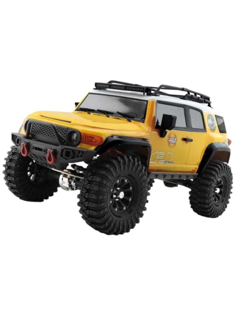 RockCrawler - Desert Fox giallo Toyota FJ Land Cruiser 1/10 montato passo 313mm