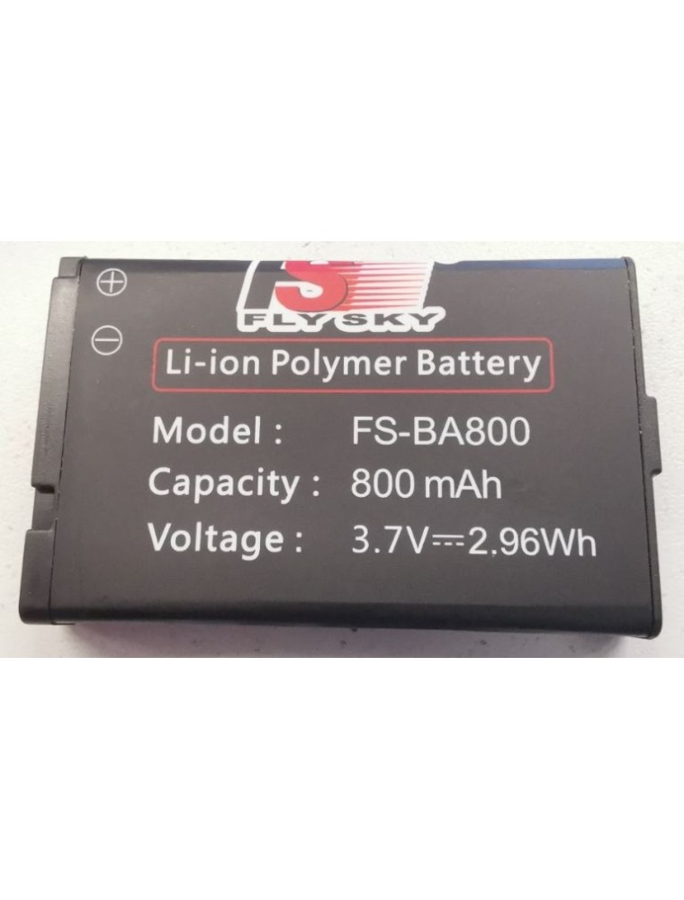 FLY SKY - Batteria TX LiOn 1S 3,7v 800Mah