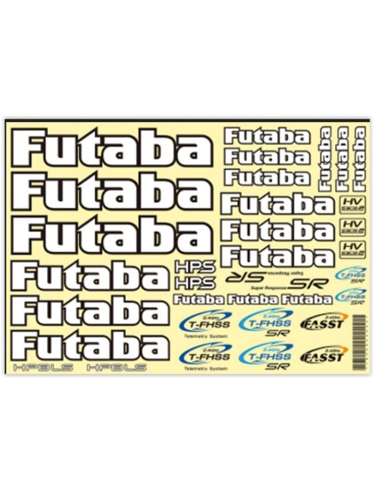 Futaba - Decals Futaba automodelli