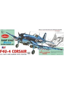 Guillows - VOUGHT F4U-4 CORSAIR 78cm 1/16 BALSA KIT PER VOLO LIBERO