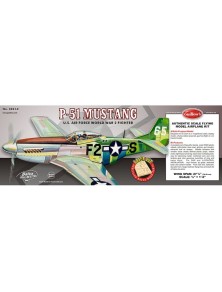 Guillows - P51 MUSTANG          41cm 1/16 BALSA KIT PER VOLO LIBERO