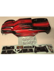 BlackBull - CARROZZERIA MT ROSSA      1/10 MONSTER TRUCK VERNICIATA