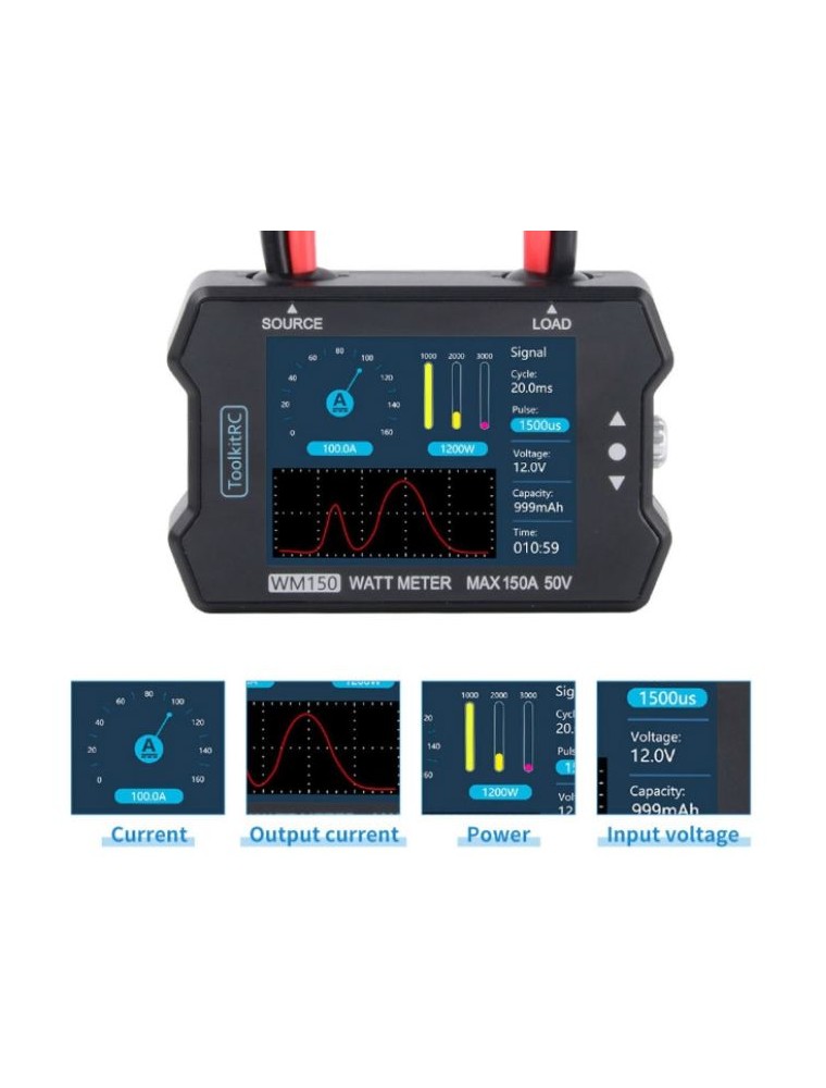 ToolkitRC - WM150 Advanced Watt Meter