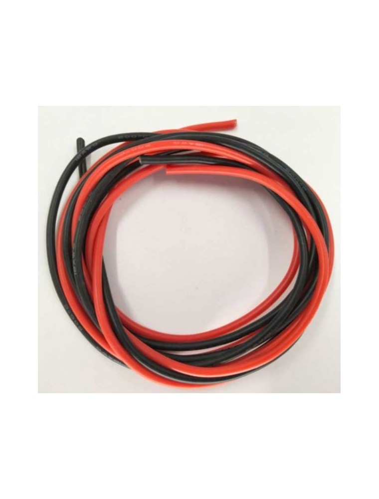 MAXPRO - Cavo silicone 18AWG (1m rosso+1m nero) 0,82mmq