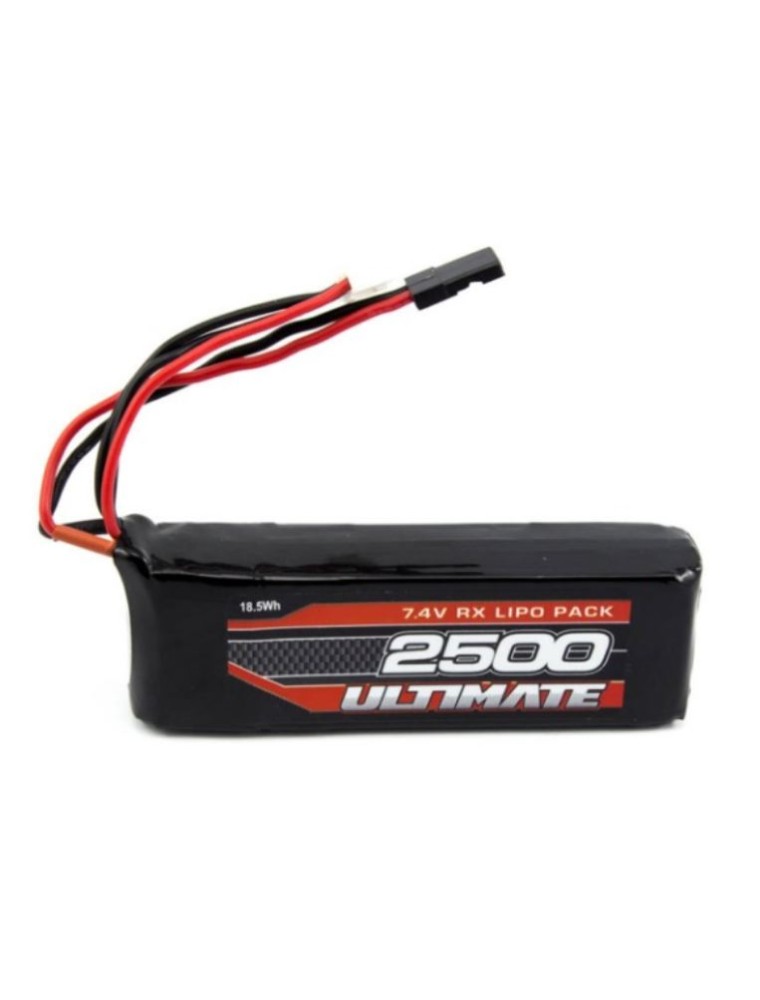 Ultimate - LiPo RX 2S 7,4v 2500mAh    1x5 86x29,5x16,5mm 90gr