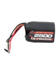 Ultimate - LiPo RX 2s 7,4v 2500mAh    2x3 58x30x29,3mm PESO 90gr