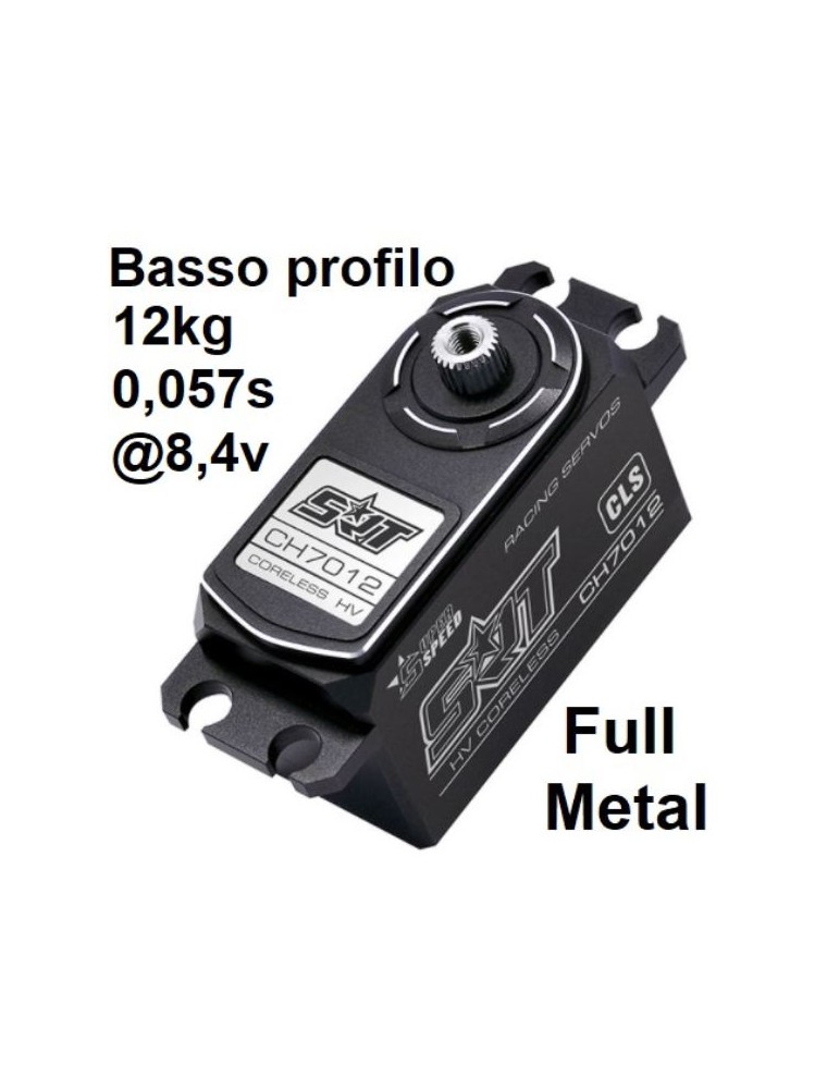 SRT - Servo CH7012 a basso profilo 12kg 0,057sec @8,4v coreless