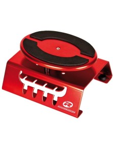 Robitronic - Supporto rosso auto 1/8 1/10 per manutenzione e regolazioni