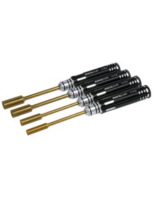 RockAmp - Set chiavi a tubo 4.0 / 5.5 / 7.0 / 8.0mm HSS Titan plated