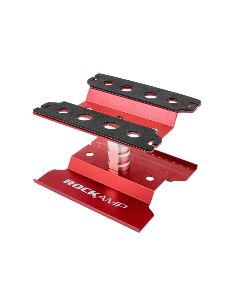 RockAmp - Supporto rosso per auto alto 100mm regolabile in altezza