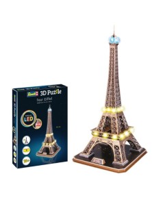 Revell - 3D Puzzle Tour Eiffel versione con LED alta 780mm