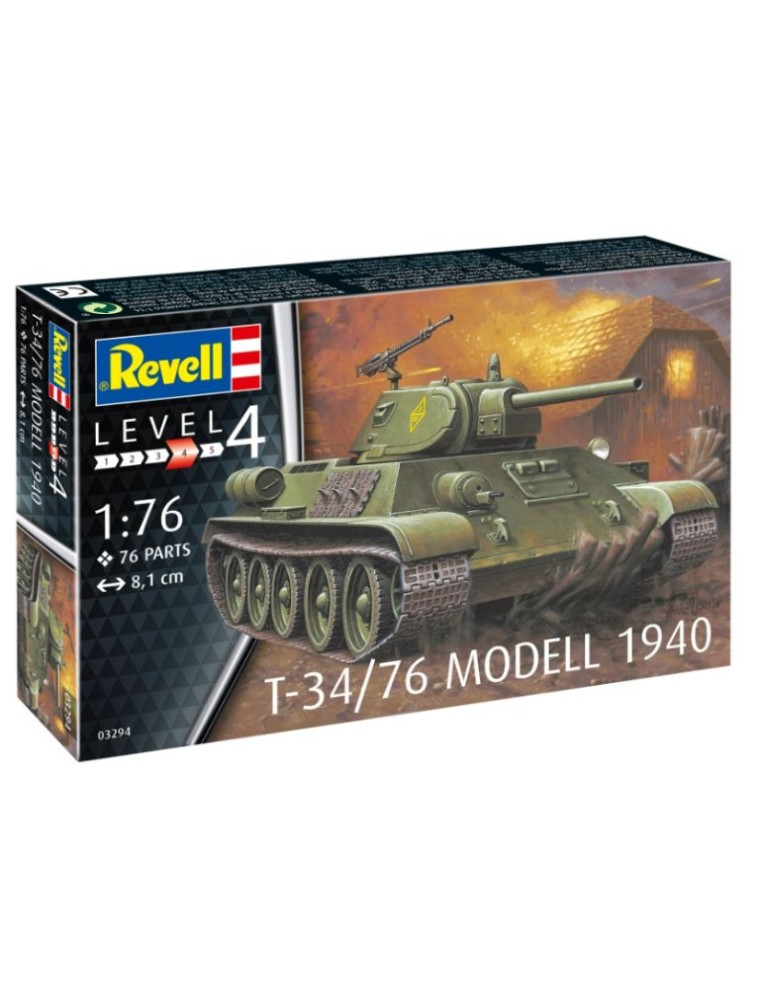 Revell - Carro Russo T-34/76 Modell 1940 T34/76 1/76